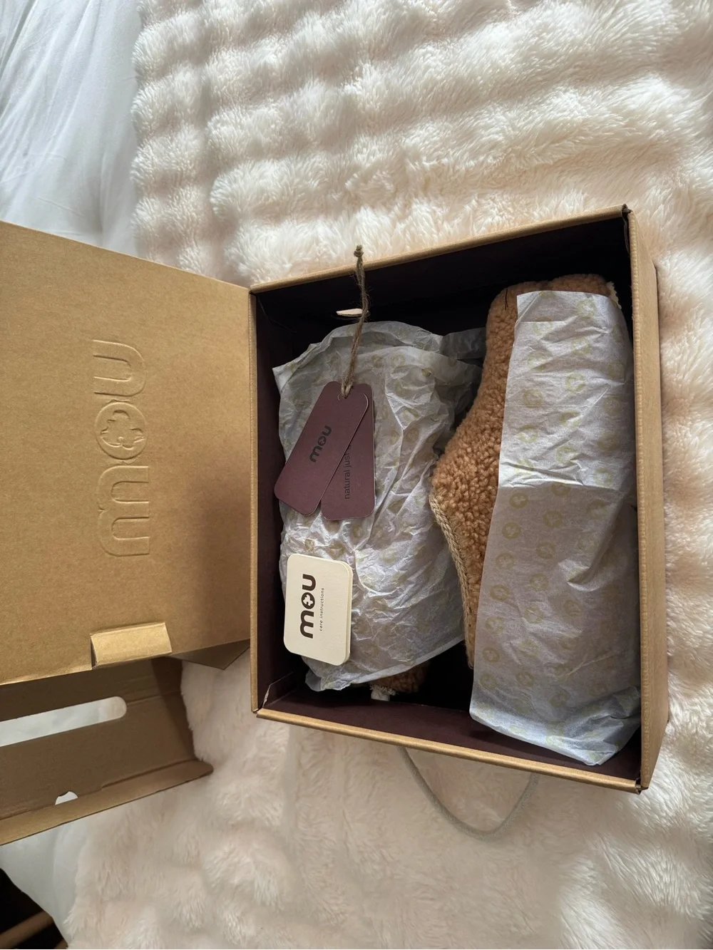Mou Curly Sheepskin Clog - Picture 8 of 10